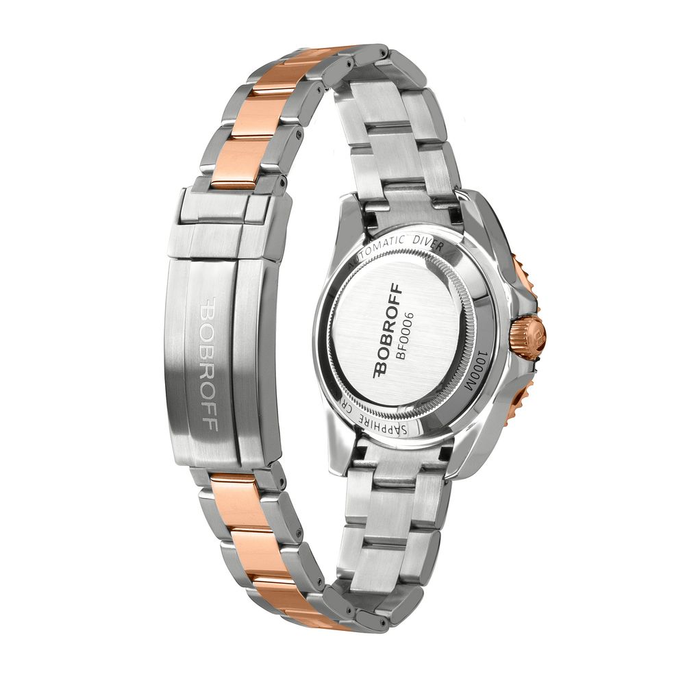 Montre en acier inoxydable argenté