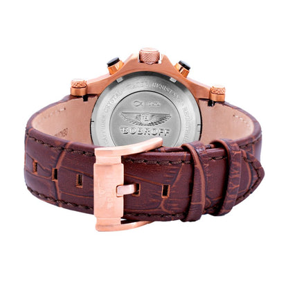 Bobroff Braune Lederuhr