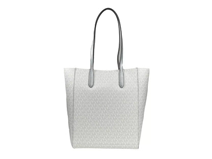 Grand sac fourre-tout Michael Kors Vincent avec porte-cartes argenté