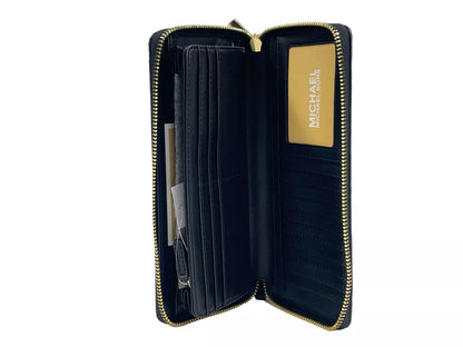 Portefeuille continental Michael Kors Jet Set à imprimé animalier