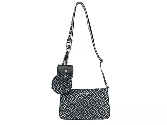 Sac à main Michael Kors Crossbody Tech Attachment noir
