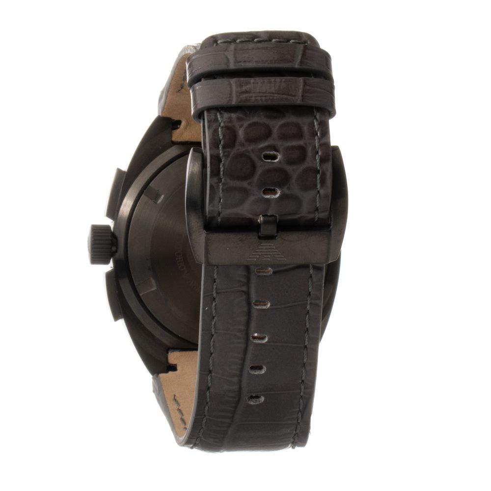 Armani – Braune Uhr aus Rindsleder