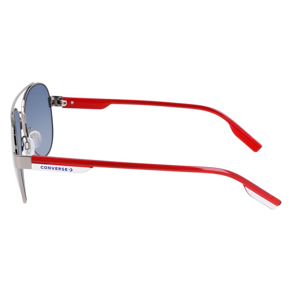 Converse Sonnenbrille aus grauem Metall