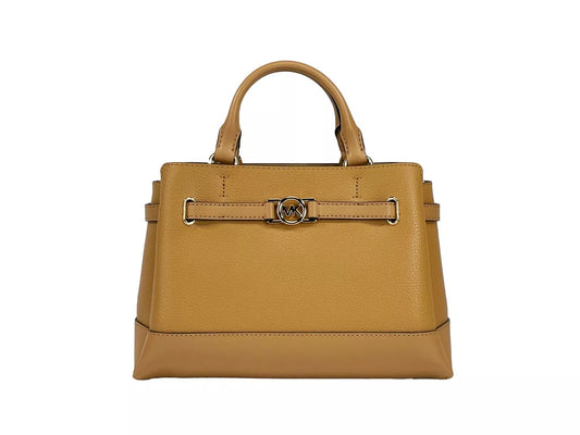 Michael Kors Reed Petit sac à bandoulière en cuir avec ceinture Marron