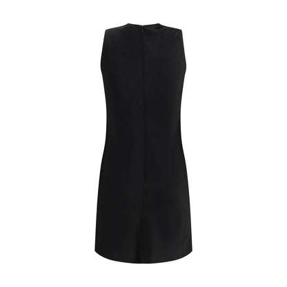 Ami Paris Minimalistisches kurzes Kleid