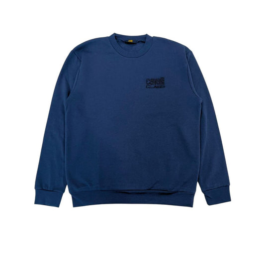 Cavalli Class Blauer Polyester Herrenpullover