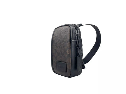 COACH Edge L Pack Rucksack Sling Bag Schwarznuss (CW347)