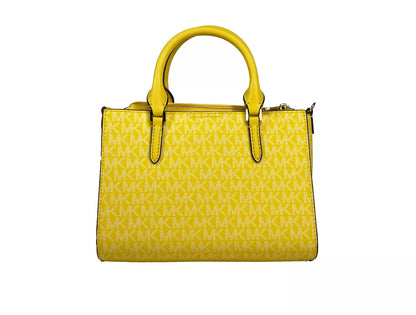 Sac bandoulière 3 en 1 Charlotte de Michael Kors, jaune doré
