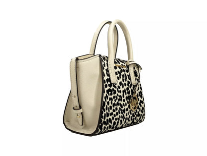 Sac à main bandoulière Michael Kors Avril XS Cream Cheetah Satchel