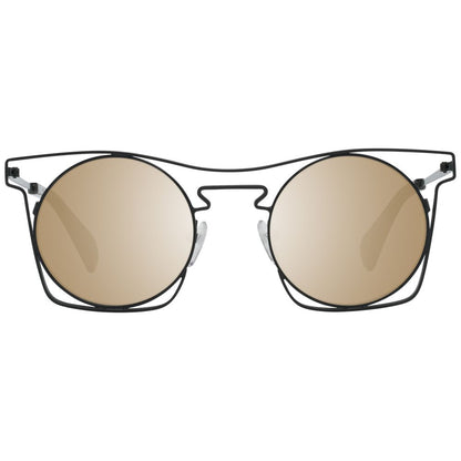 Yohji Yamamoto Schwarze Herren-Sonnenbrille