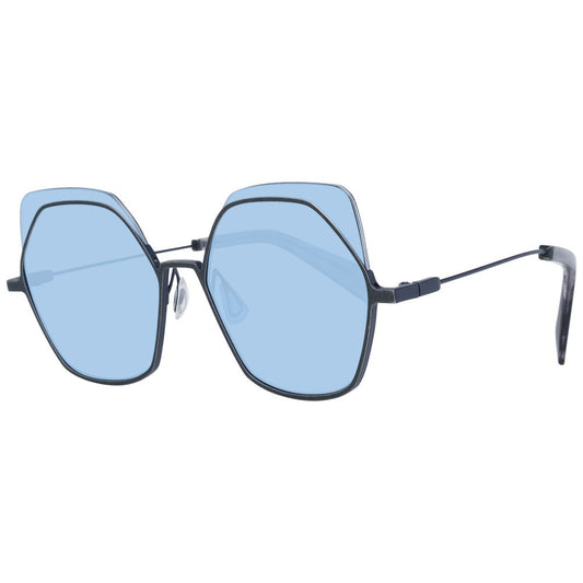 Lunettes de soleil grises pour femme Yohji Yamamoto