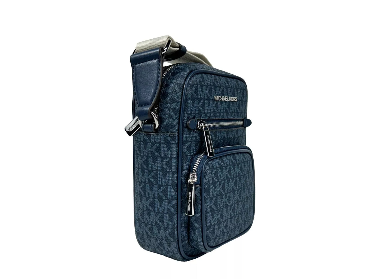 Sac bandoulière Michael Kors North South Medium bleu marine