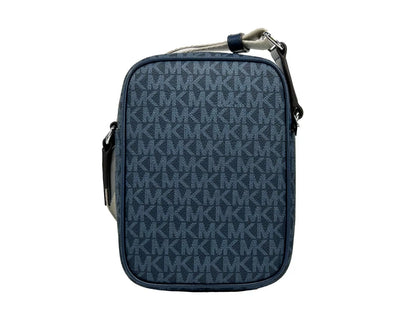 Sac bandoulière Michael Kors North South Medium bleu marine