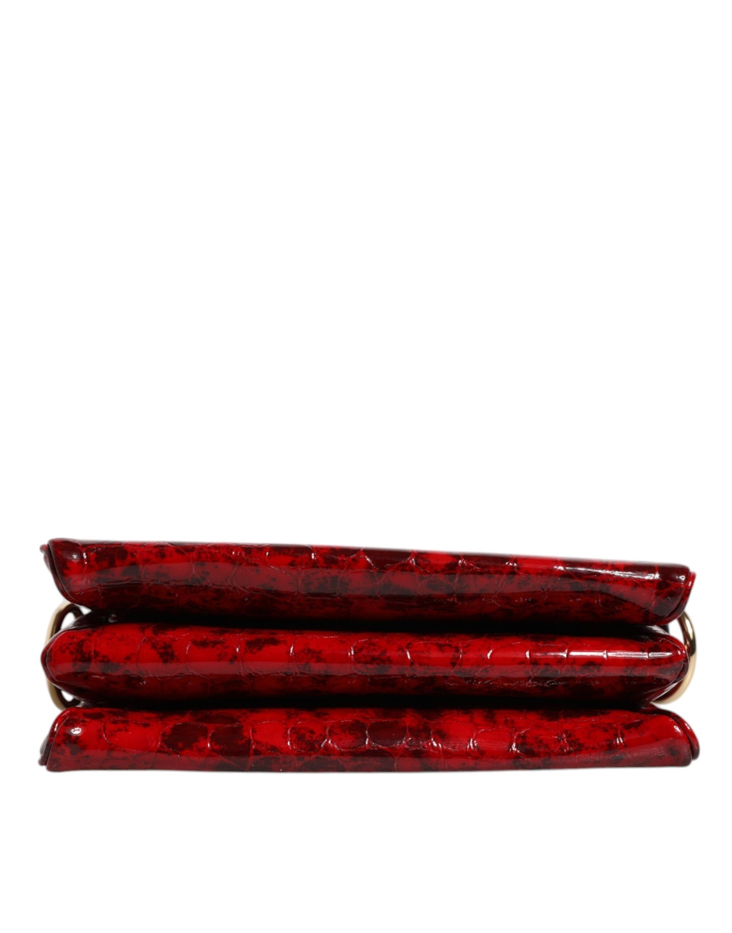 Sac bandoulière Dolce &amp; Gabbana en cuir exotique rouge avec logo DG pour femme