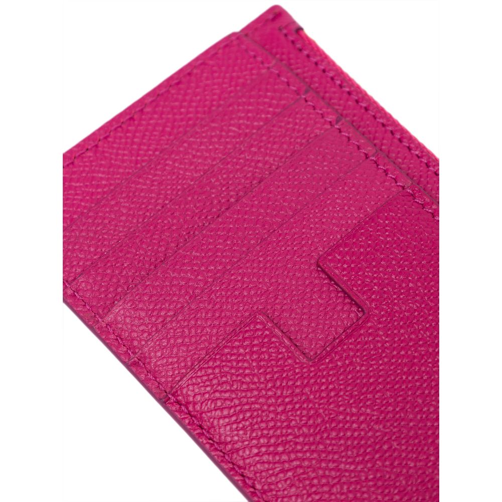 Tom Ford Kartenetui aus fuchsiafarbenem Leder