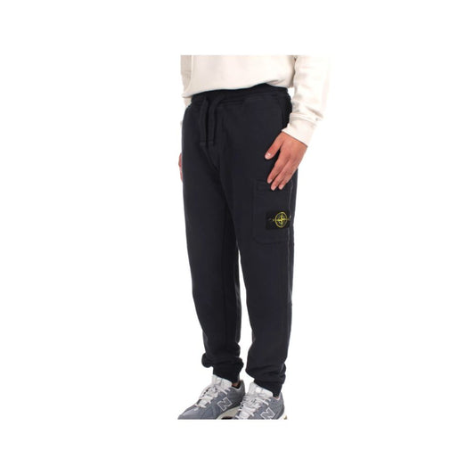 Stone Island Herren-Trainingshose aus blauer Baumwolle