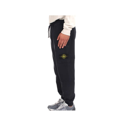 Stone Island Herren-Trainingshose aus blauer Baumwolle