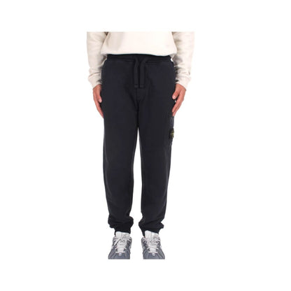 Stone Island Herren-Trainingshose aus blauer Baumwolle