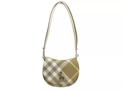 Burberry Mini Check Schaukelpferd Umhängetasche Geldbörse