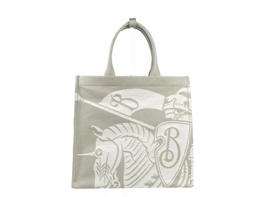 Burberry EKD Canvas-Einkaufstasche mit Münzfach Beige