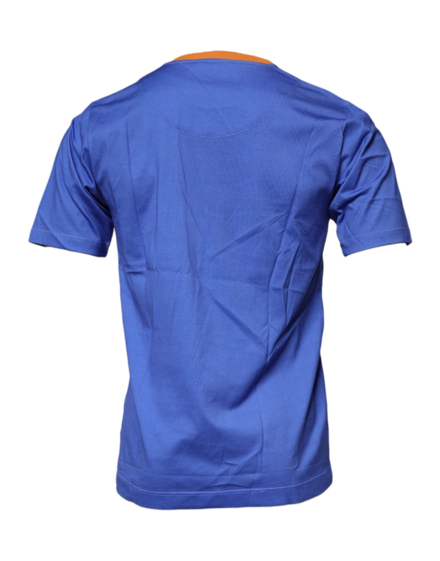 T-shirt ras du cou en coton bleu à imprimé graphique Dolce &amp; Gabbana