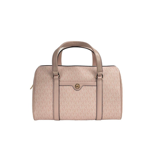 Sac bandoulière Michael Kors rose en PVC et cuir