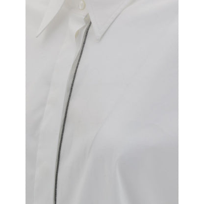 Brunello Cucinelli Glänzendes Monili-Hemd