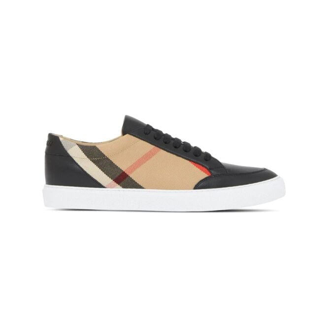 Nouvelles baskets Salmond en cuir noir