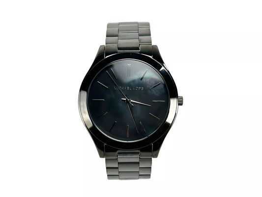 Michael Kors Slim Runway – Armbanduhr aus Edelstahl in Gunmetal, MK3413