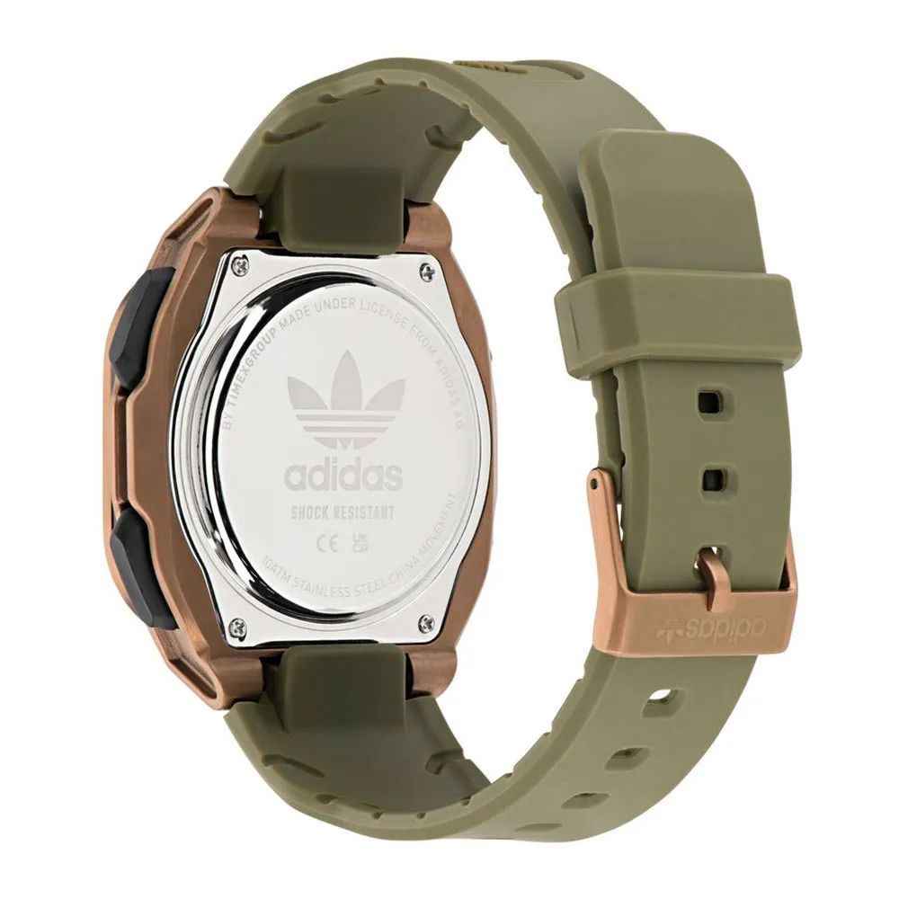 Montre synthétique verte Adidas