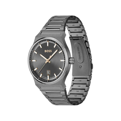 Hugo Boss – Graue Edelstahluhr