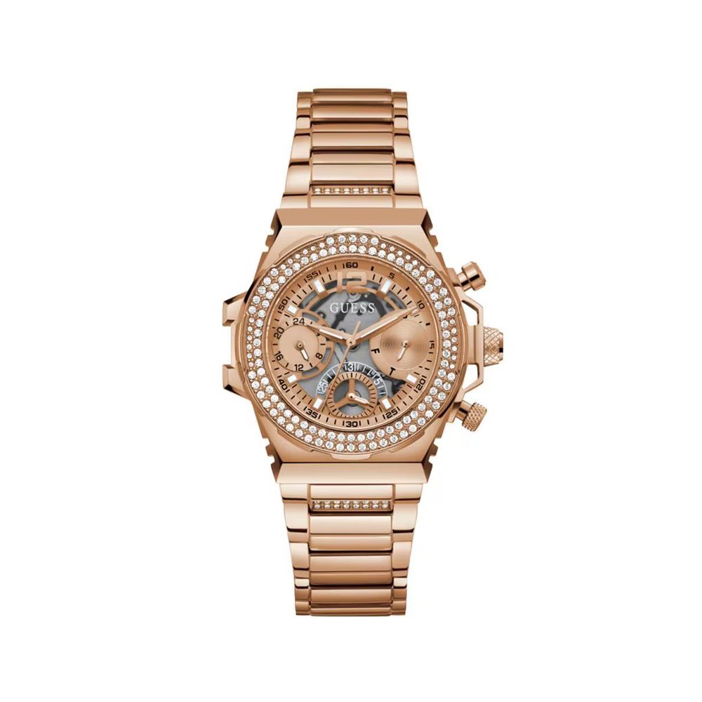 Montre en acier inoxydable multicolore