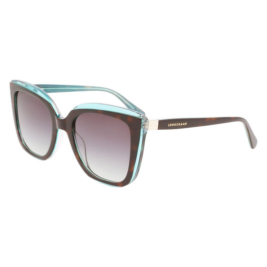 Longchamp – Beige Acetat-Sonnenbrille