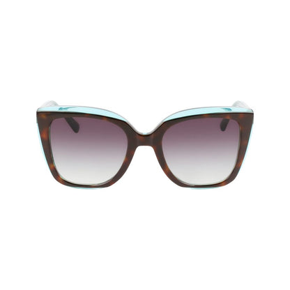 Longchamp – Beige Acetat-Sonnenbrille