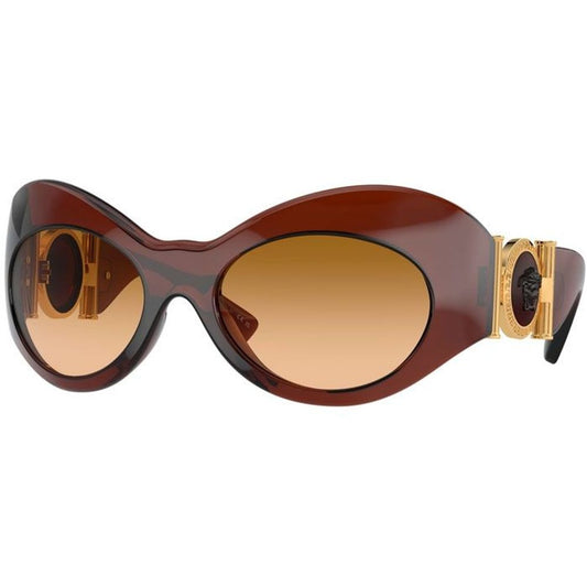 Versace – Braune Acetat-Sonnenbrille