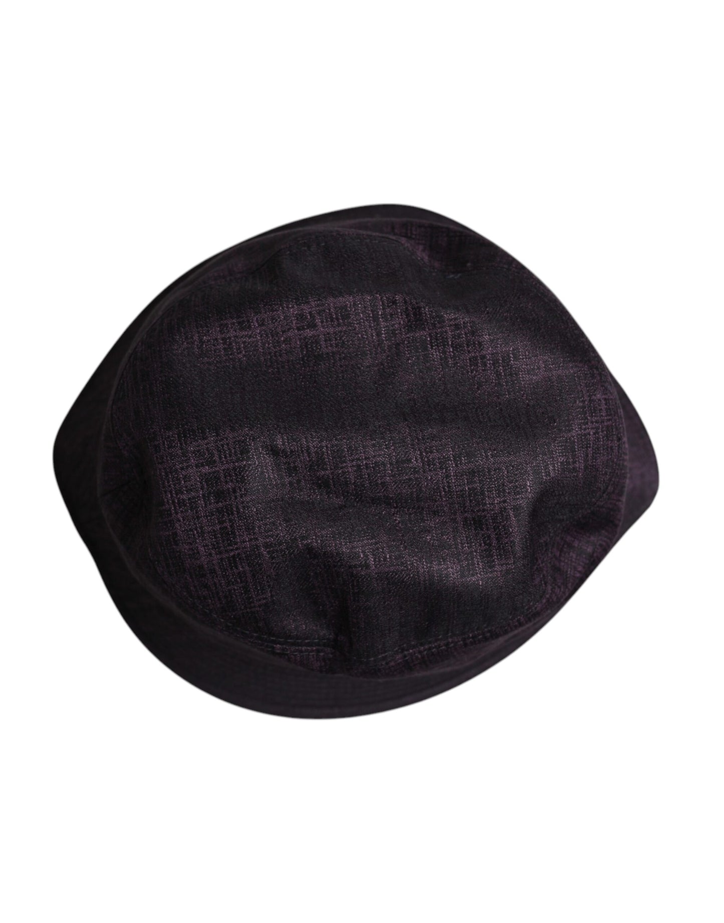 Chapeau bob en nylon noir à large bord Dolce &amp; Gabbana