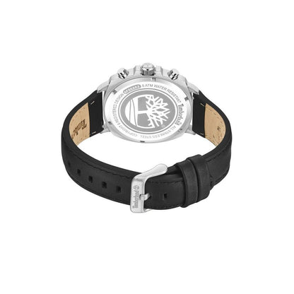 Orangefarbene Timberland-Lederuhr
