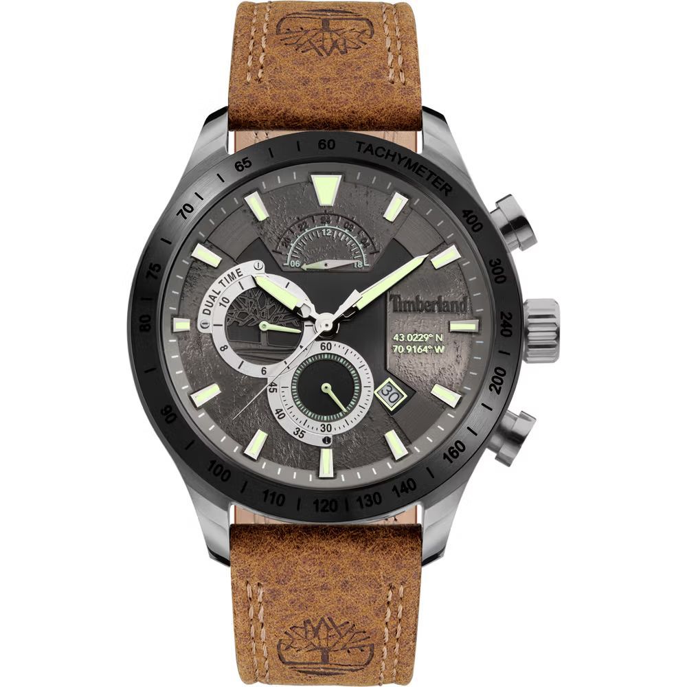 Timberland Braune Lederuhr