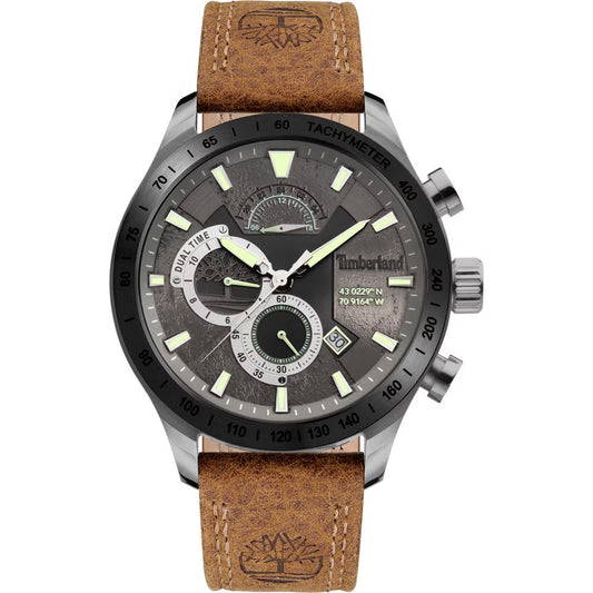 Timberland Braune Lederuhr