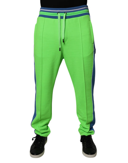 Pantalon de jogging vert et bleu Dolce &amp; Gabbana