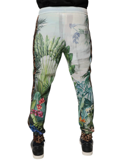 Pantalon de jogging tropical multicolore Dolce &amp; Gabbana