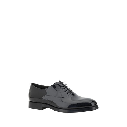 Chaussures à lacets en cuir verni Brunello Cucinelli