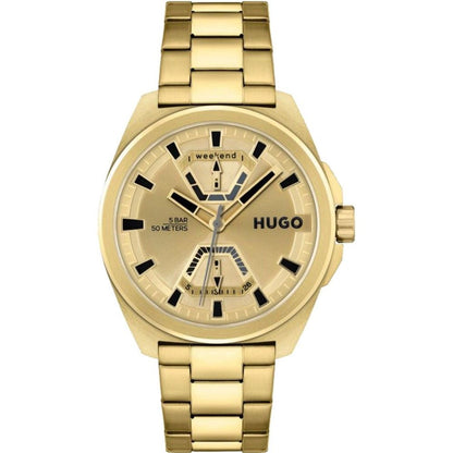 Hugo Boss – Goldene Edelstahluhr