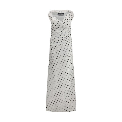Jacquemus Rita Pois langes Kleid