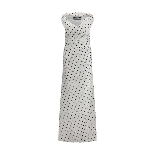 Jacquemus Rita Pois langes Kleid