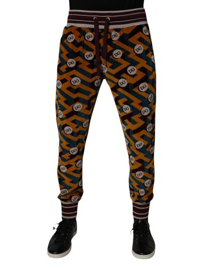 Pantalon de jogging Dolce &amp; Gabbana à logo multicolore et monogramme
