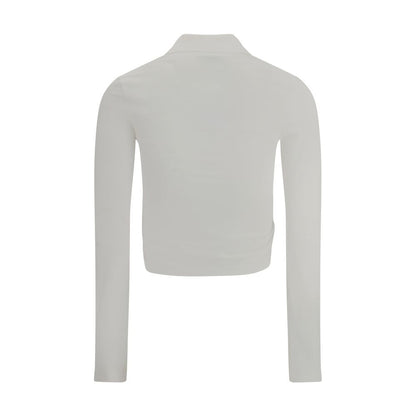 Polo Courrèges avec détail torsadé