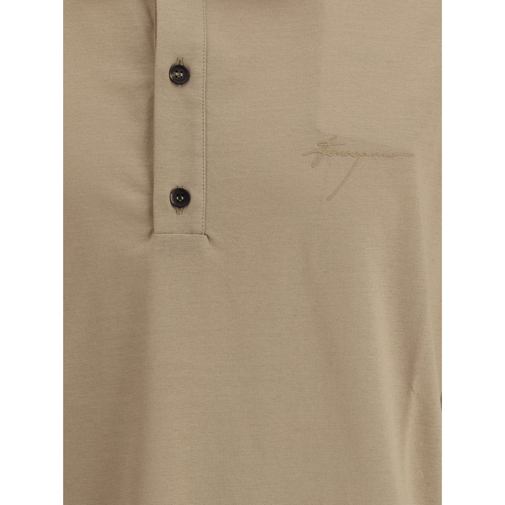 Polo avec logo Ferragamo