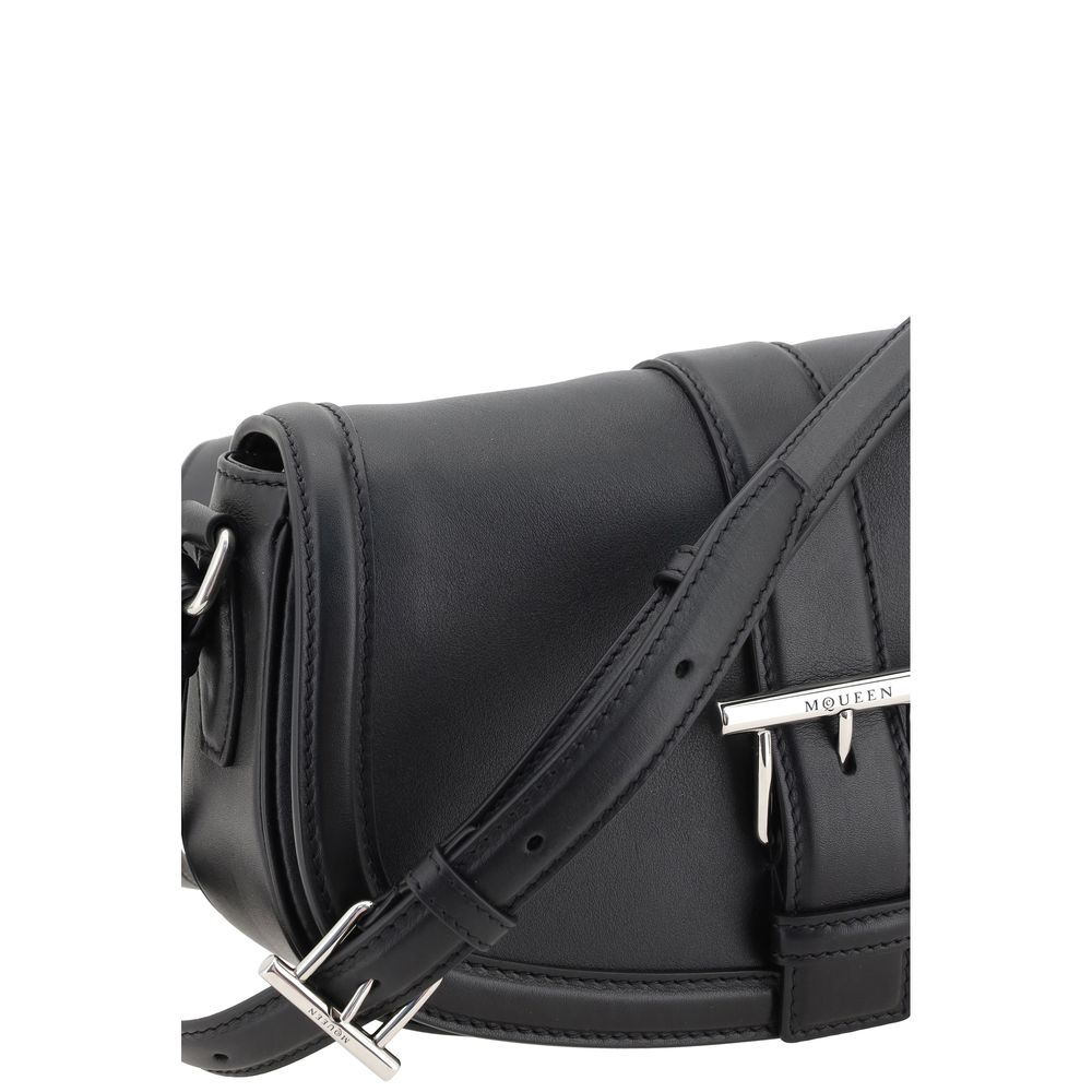 Sac cartable à barre en T Alexander McQueen