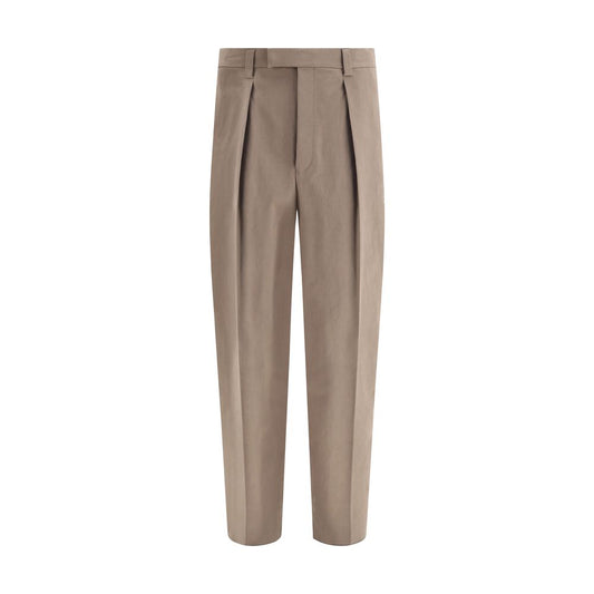 Pantalon large en coton Ferragamo